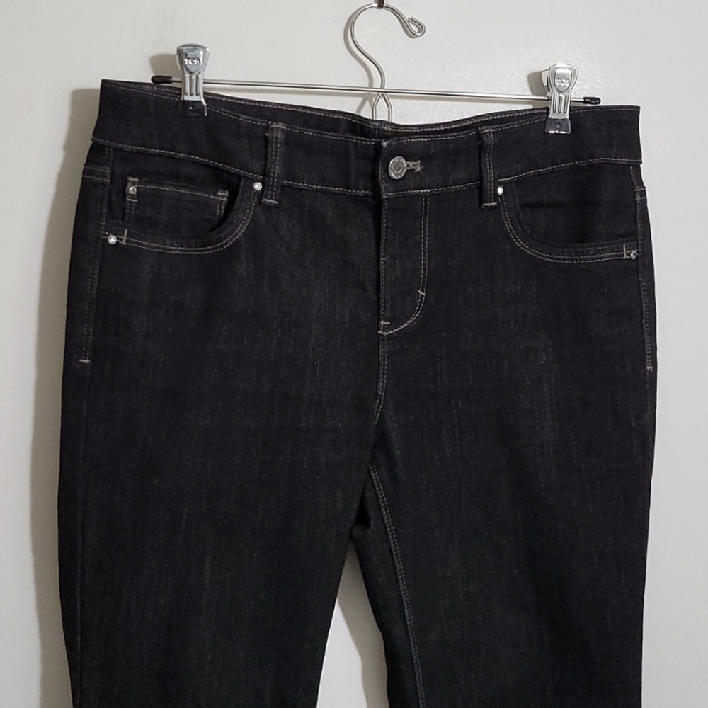 WHBM Black Boot Leg Jeans